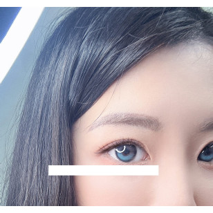 【散光】Lenbling Eye Only 1 Month Big Pureble Ocean Blue 每月抛棄散光彩妝隱形眼鏡